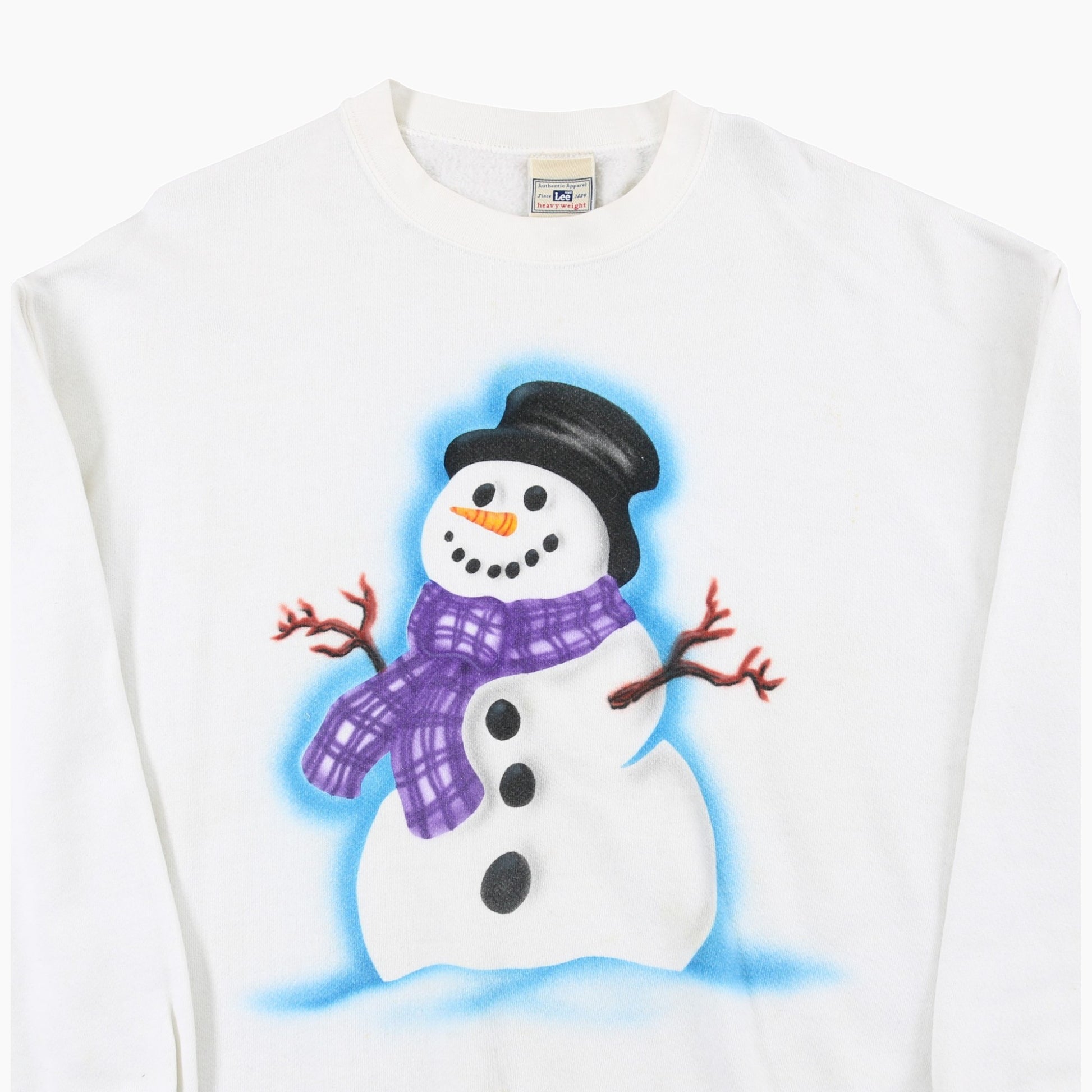 Lee 'Snowman' Sweatshirt - White