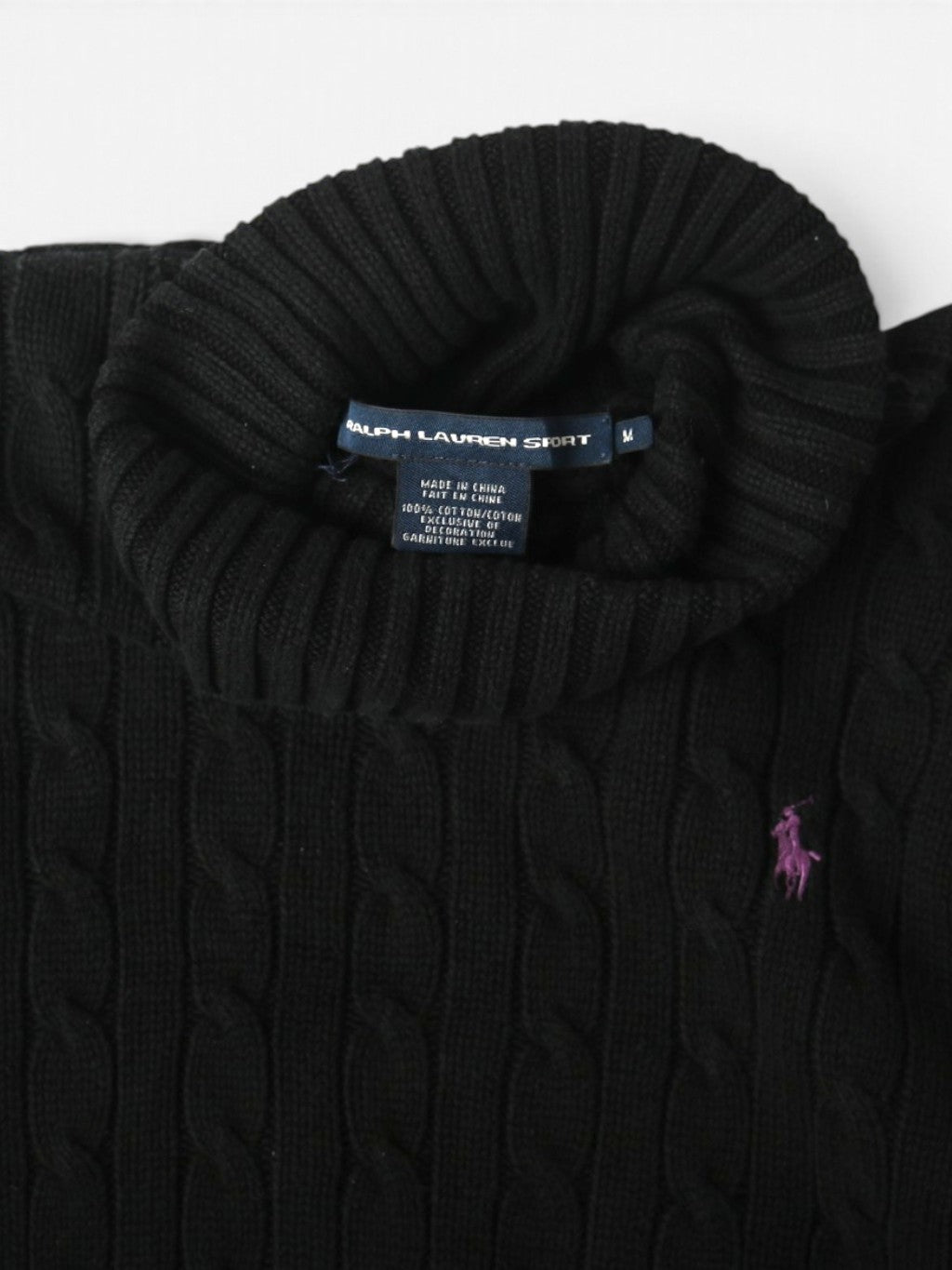 Polo Sport Turtle Neck Cable Knit