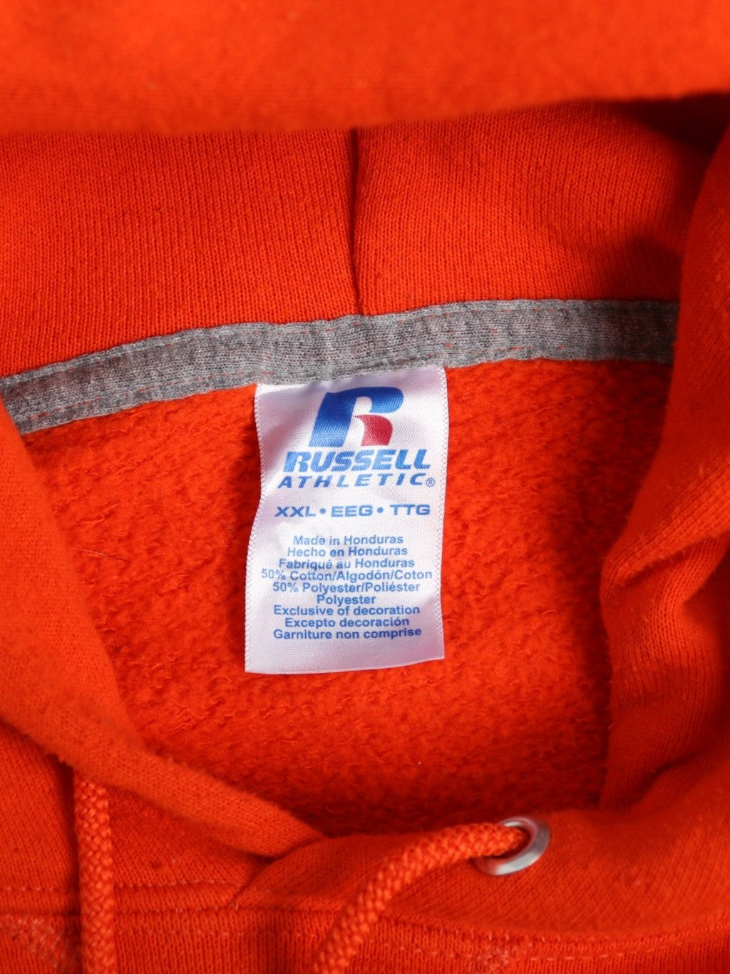 Vintage Hooded Sweatshirt - Orange