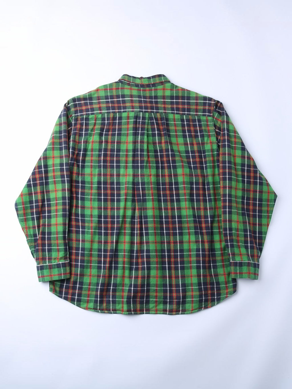 Vintage Flannel Shirt - Green Check