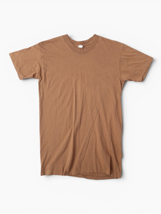 Khaki Single Stitch T-Shirt