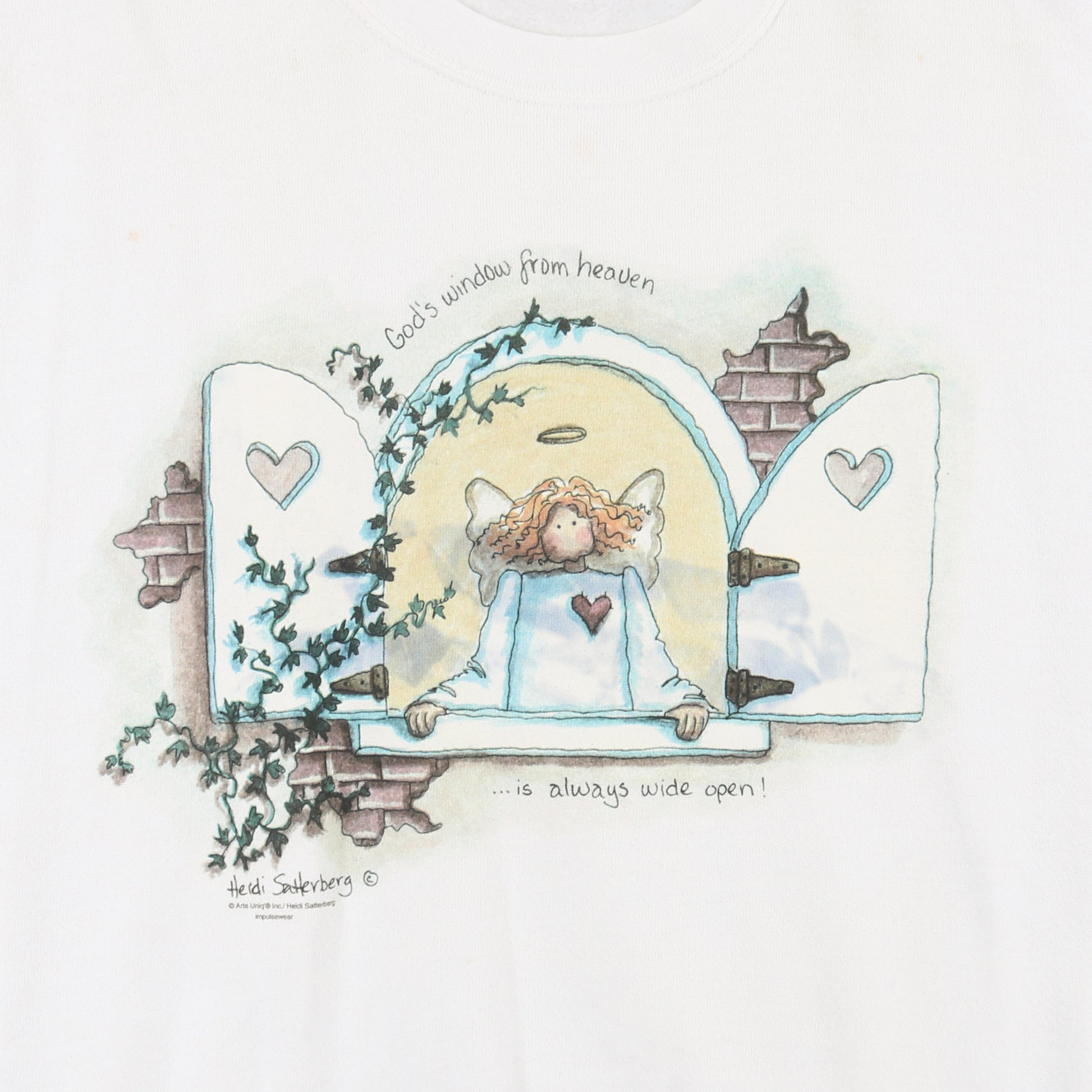 Lee 'God's Window From Heaven' Sweatshirt - White