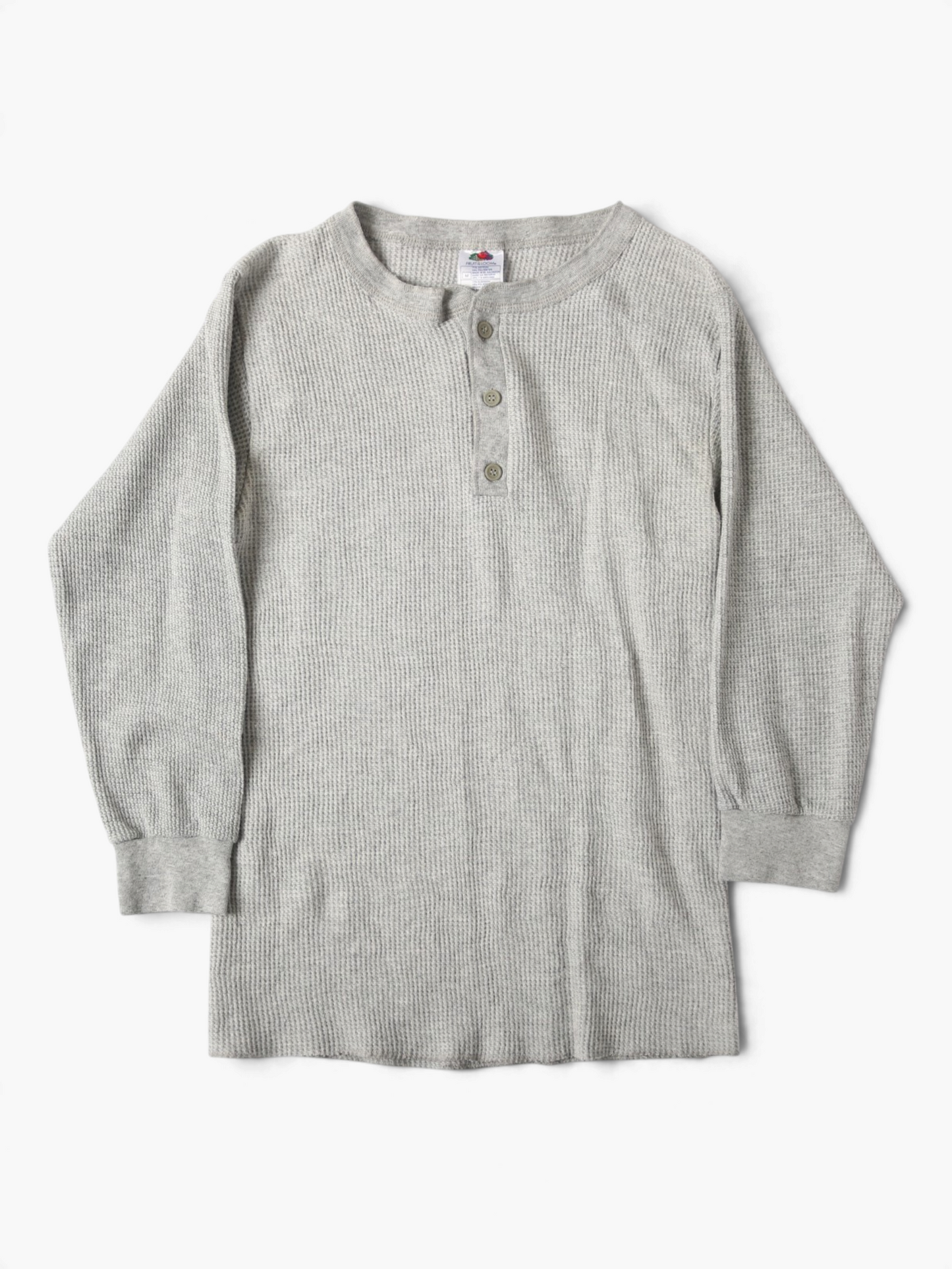 'Fruit Of The Loom' Waffle Henley Thermal