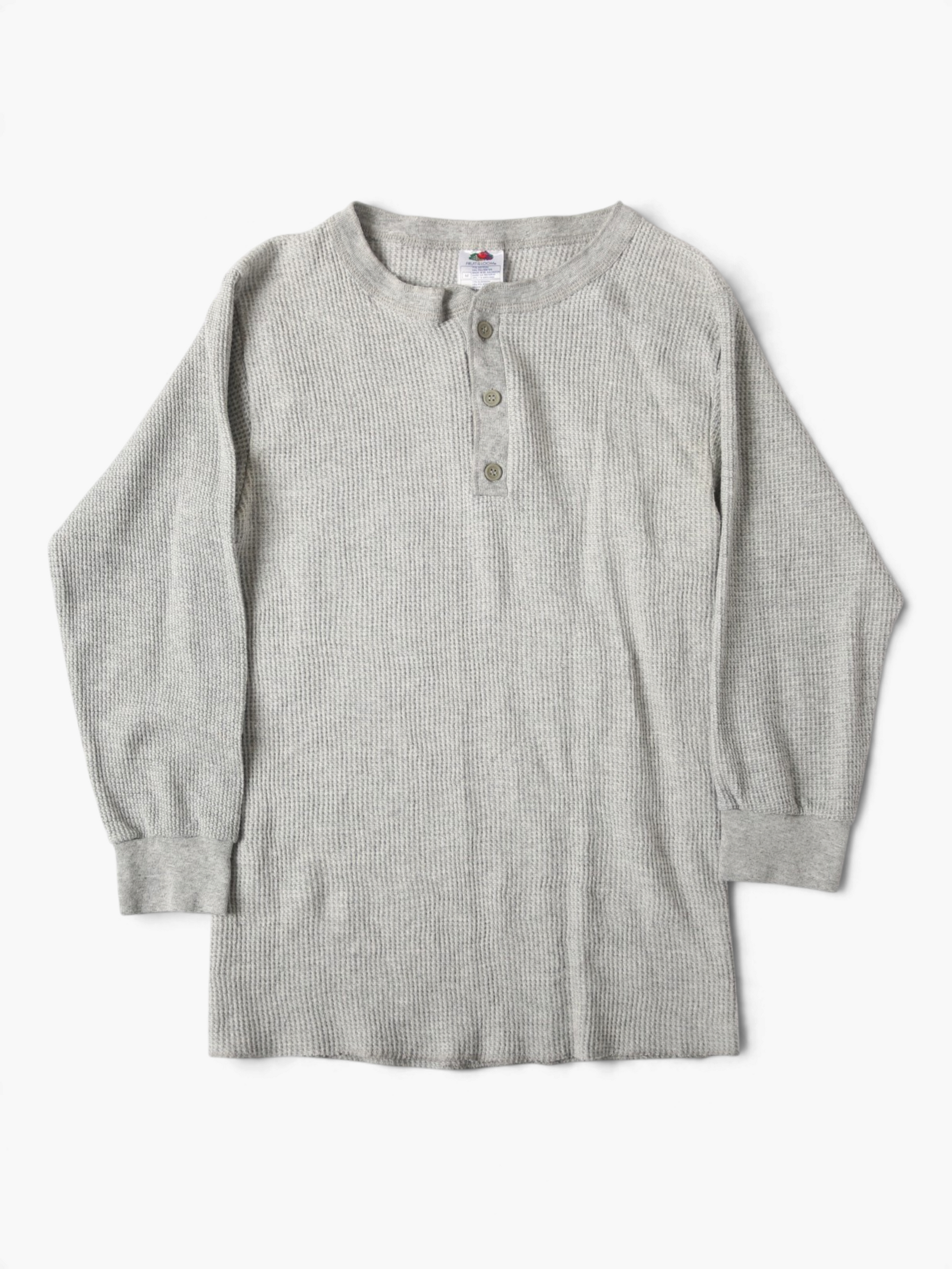 'Fruit Of The Loom' Waffle Henley Thermal