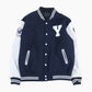 Vintage Varsity 'Y' Bomber Jacket - Navy