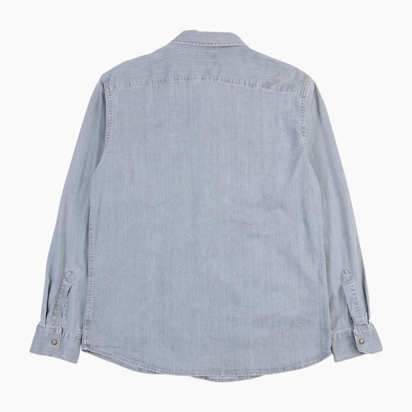 Western Denim Shirt - Blue