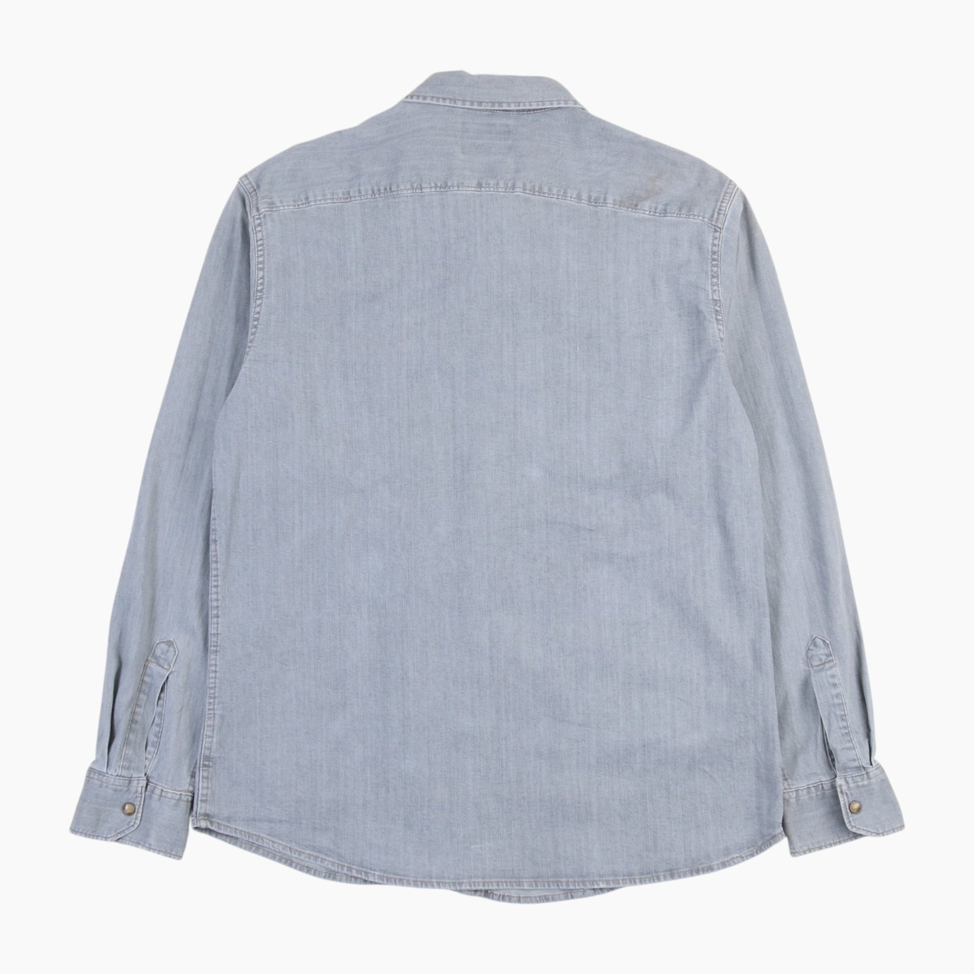 Western Denim Shirt - Blue