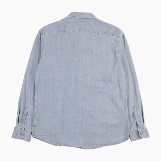 Western Denim Shirt - Blue
