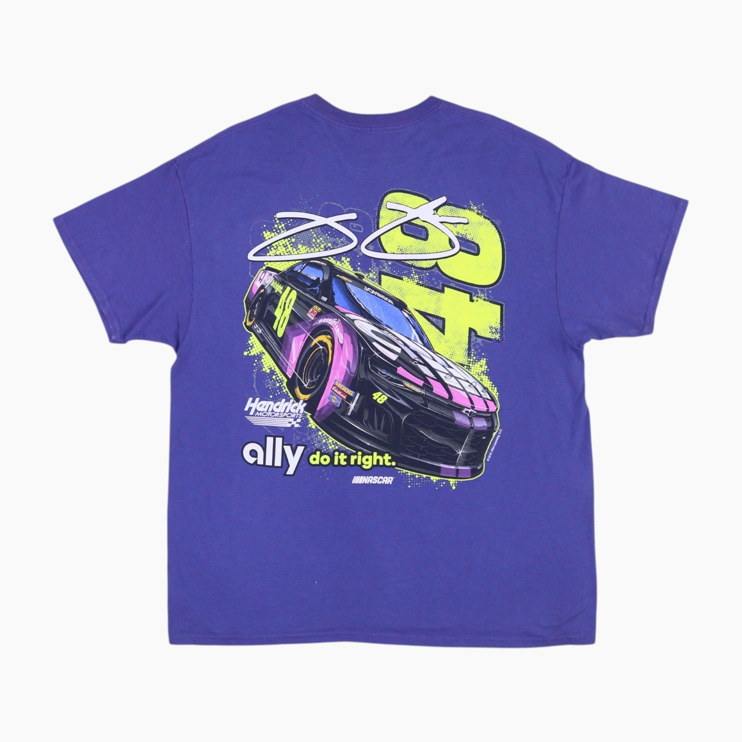 Vintage '48 Ally' T-shirt - Purple