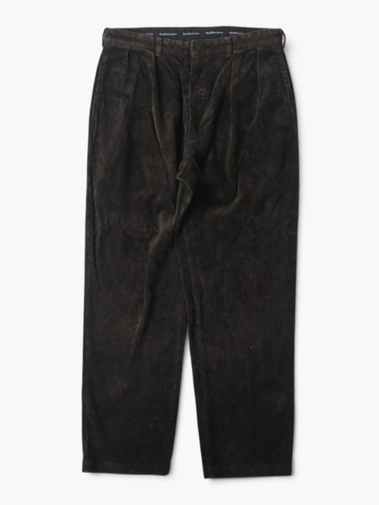 Vintage Corduroy Trousers - Dark Brown - 35" 32"