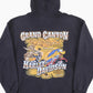 'Grand Canyon' Hooded Sweatshirt - Black