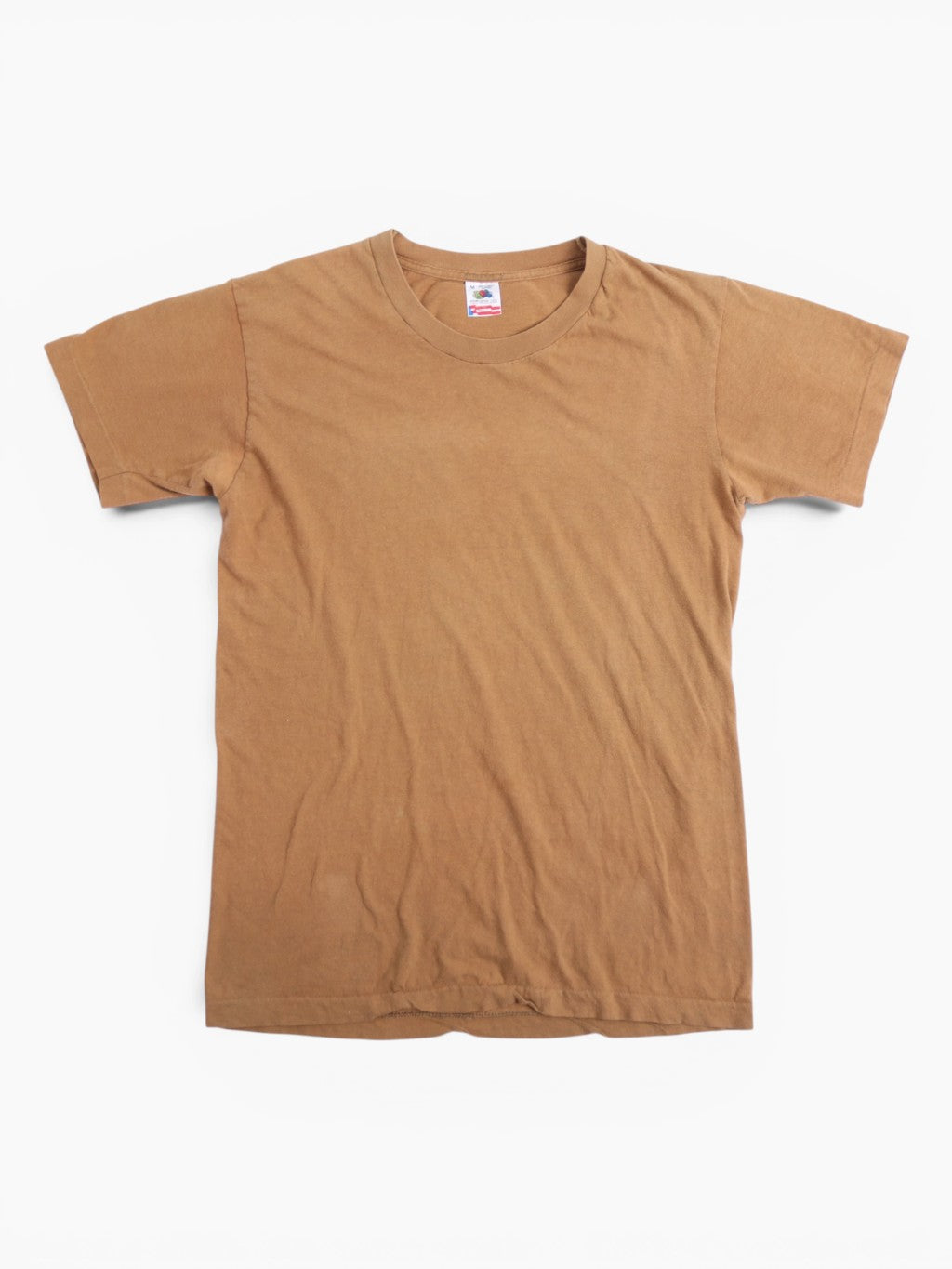 Single Stitch Tan T-shirt