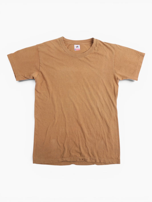 Single Stitch Tan T-shirt