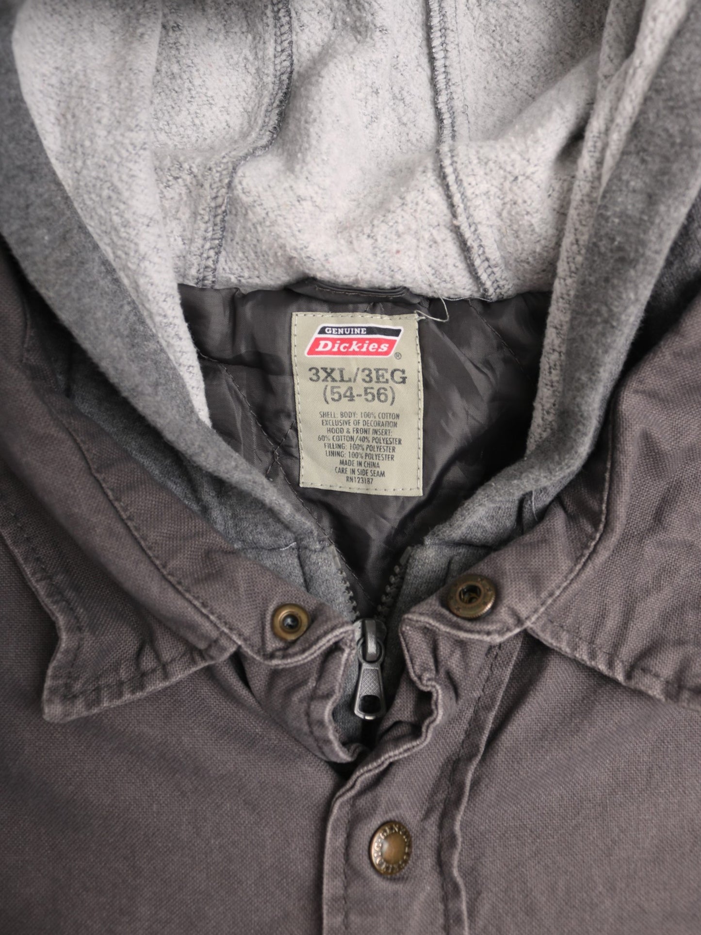 Vintage Hooded Work Jacket