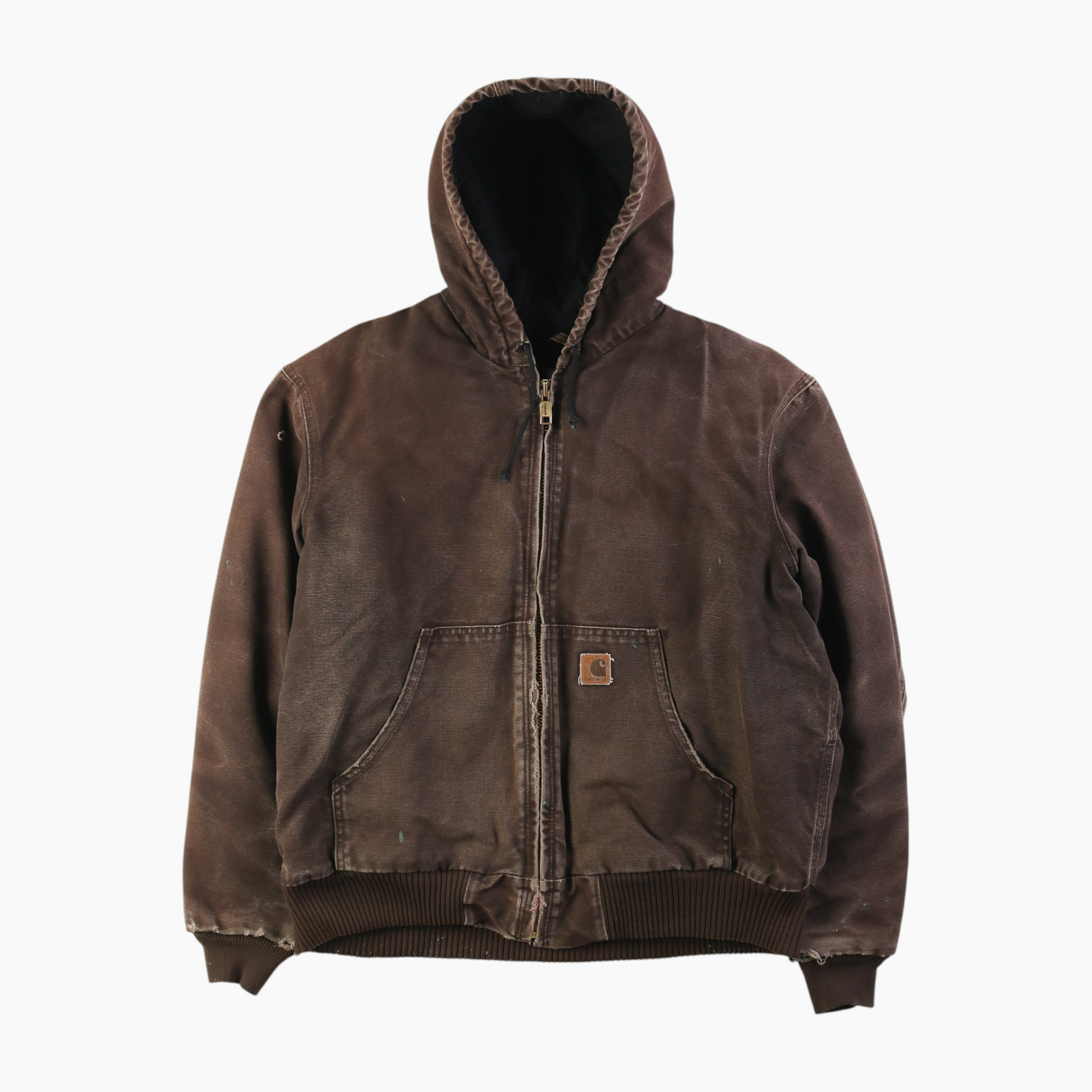 Hooded Active Jacket - Brown