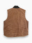 Lined Vest - Brown