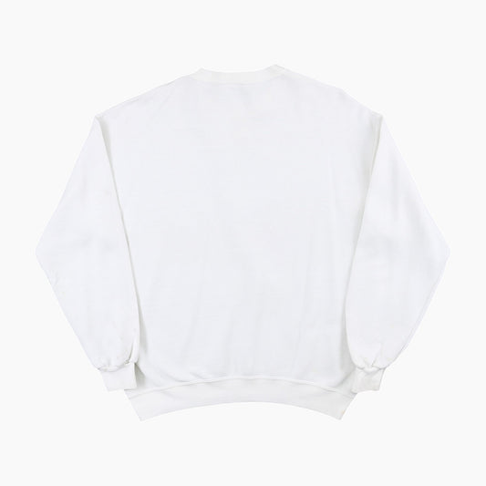Lee 'Snowman' Sweatshirt - White