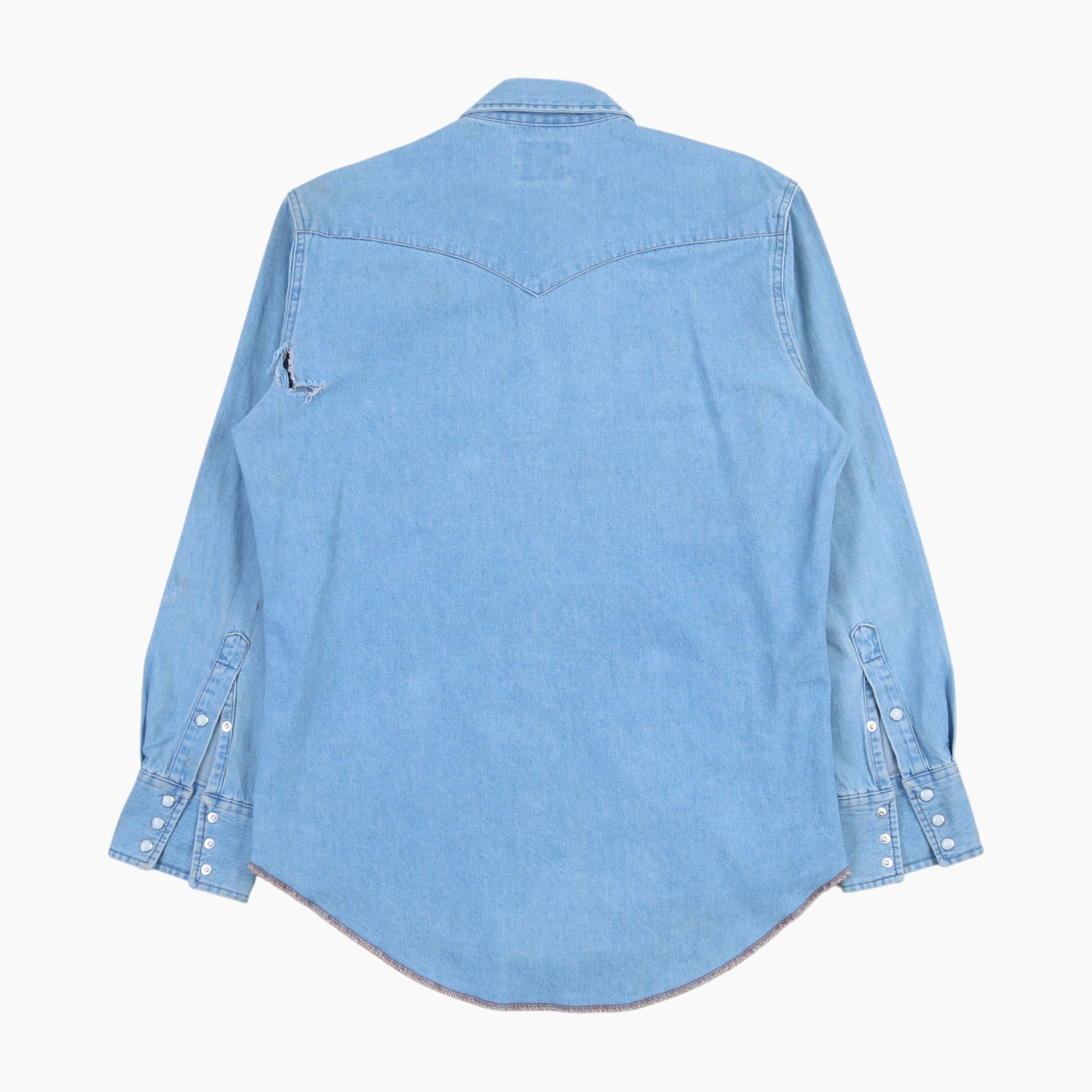 Western Denim Shirt - Blue