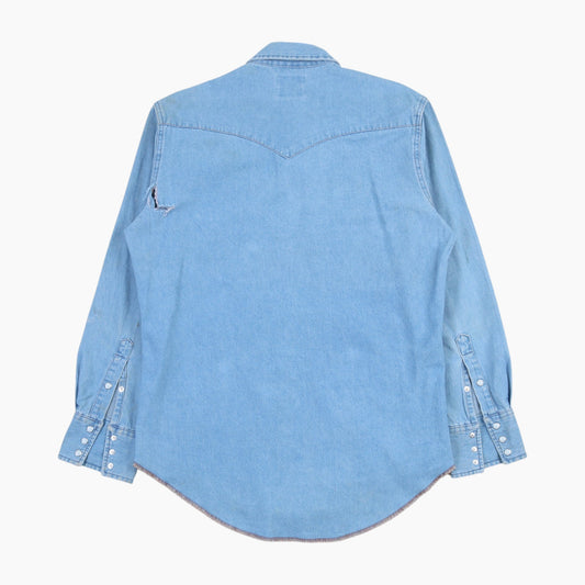Western Denim Shirt - Blue