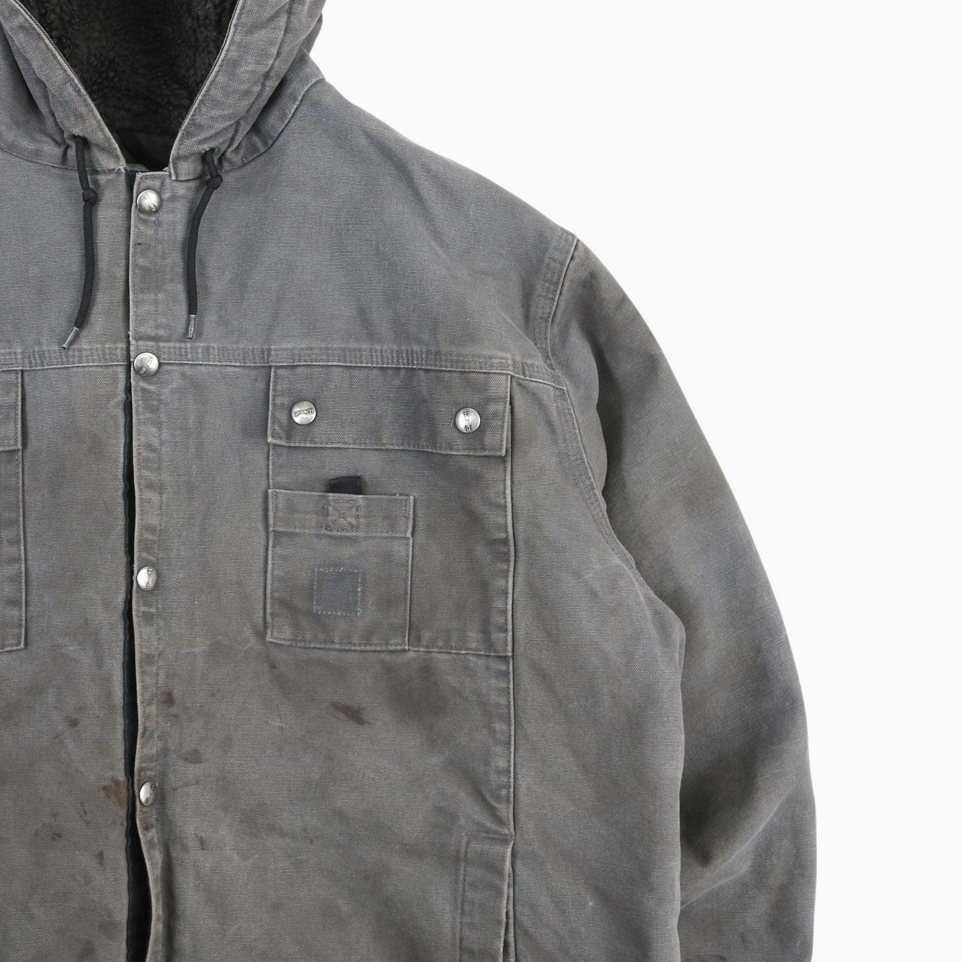 Hooded Active Jacket - Grey