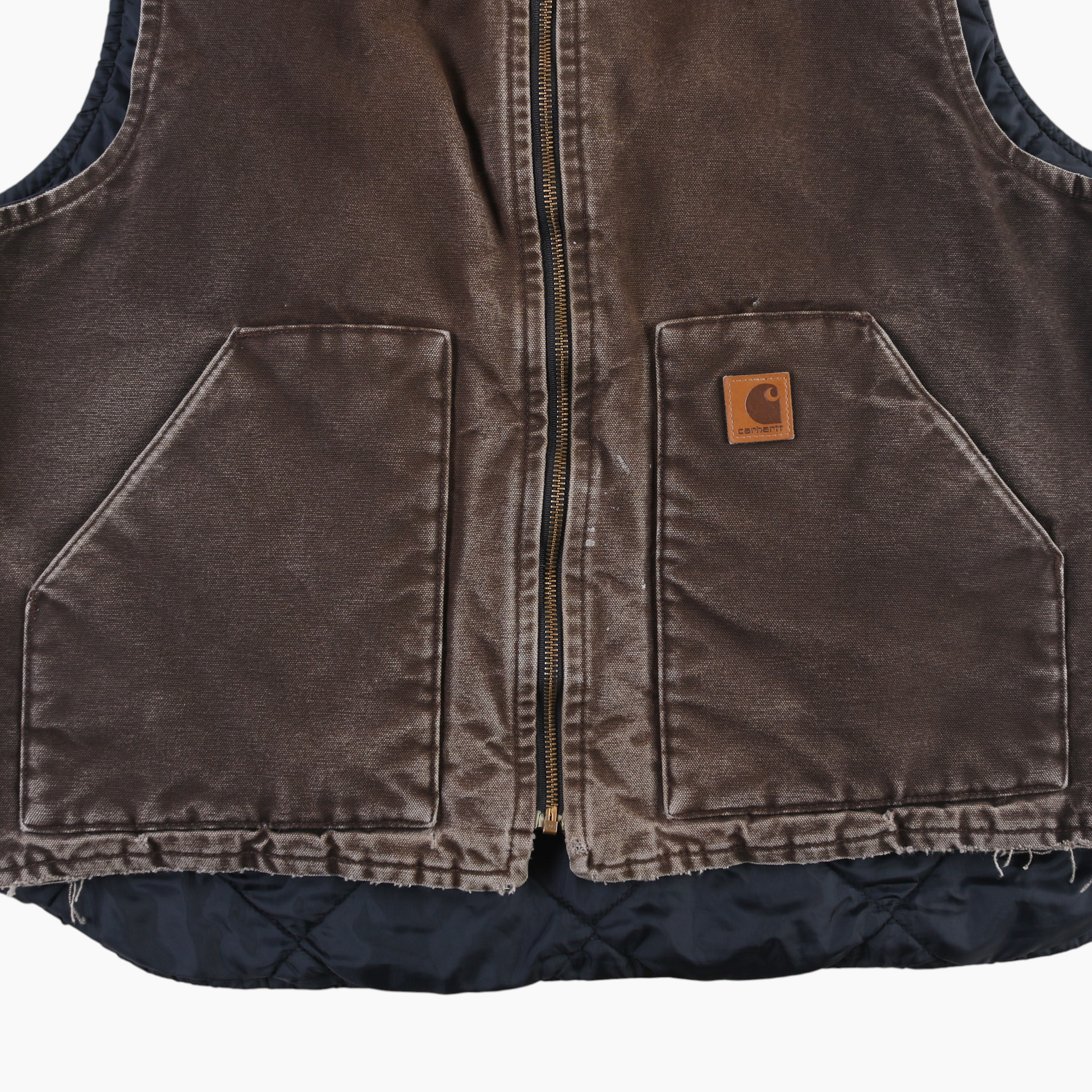 Lined Vest - Brown
