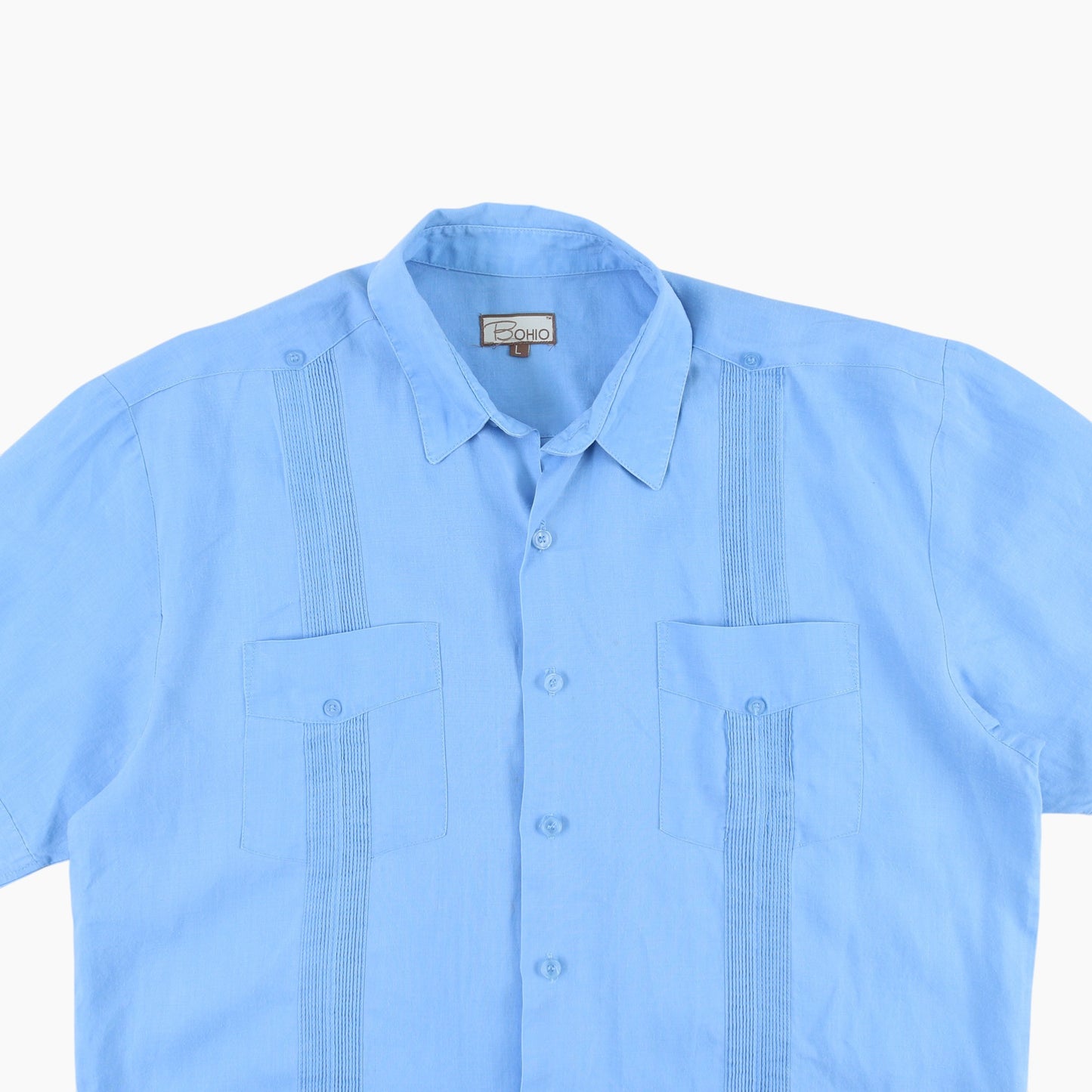 Vintage Cuban Guayabera Shirt