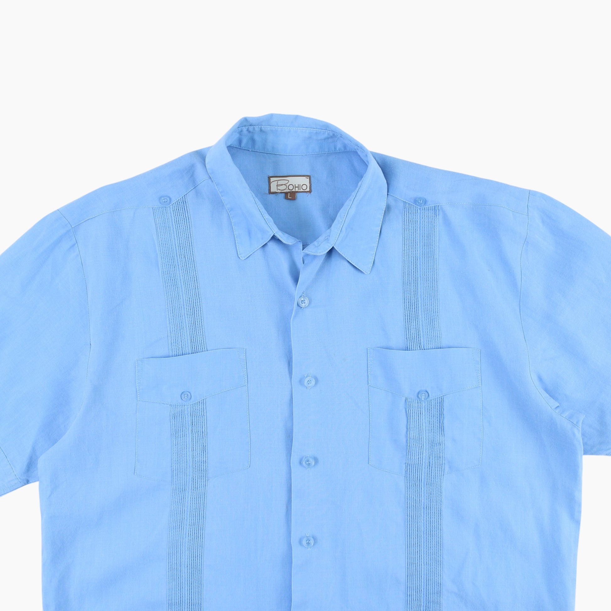 Vintage Cuban Guayabera Shirt