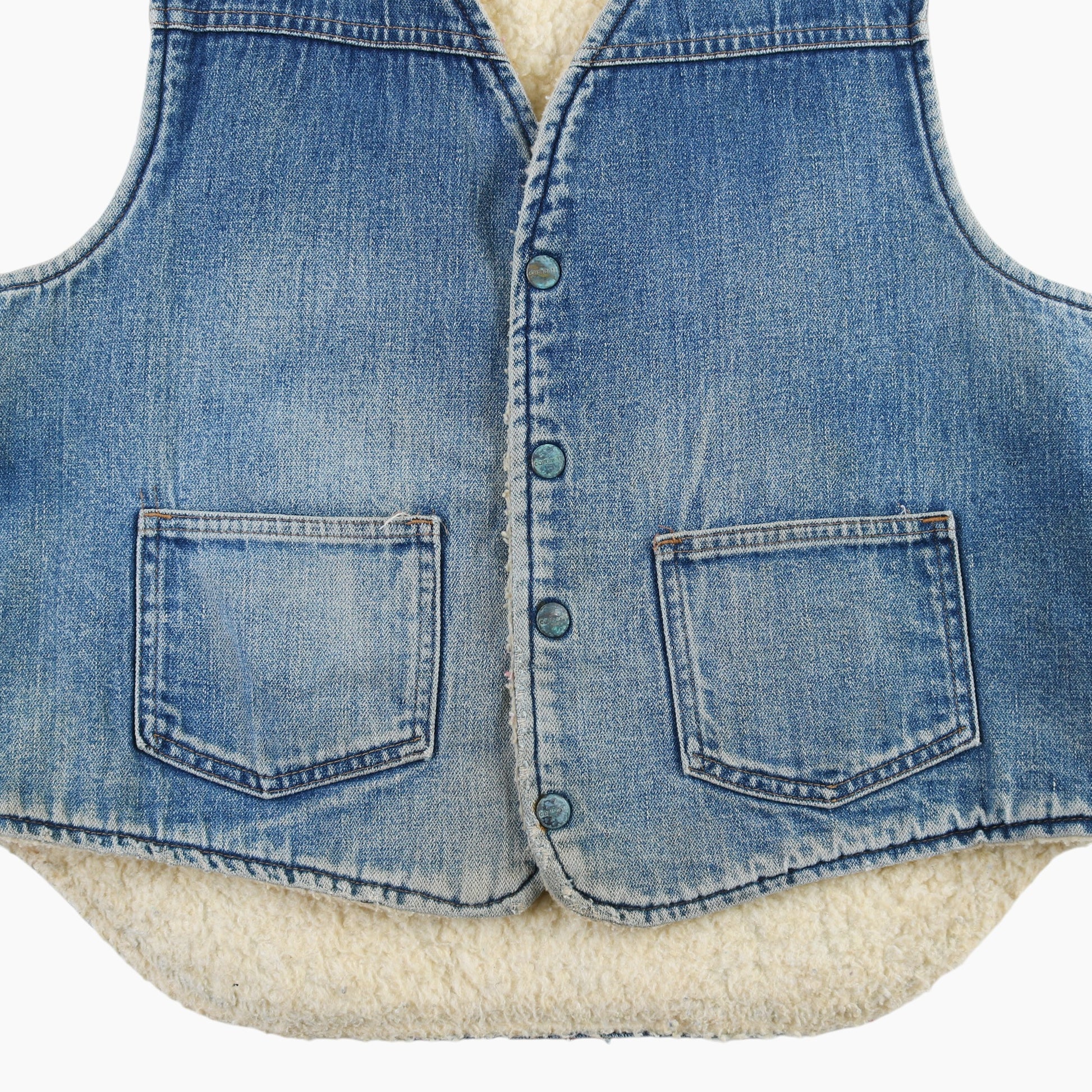 Lined Vest - Denim