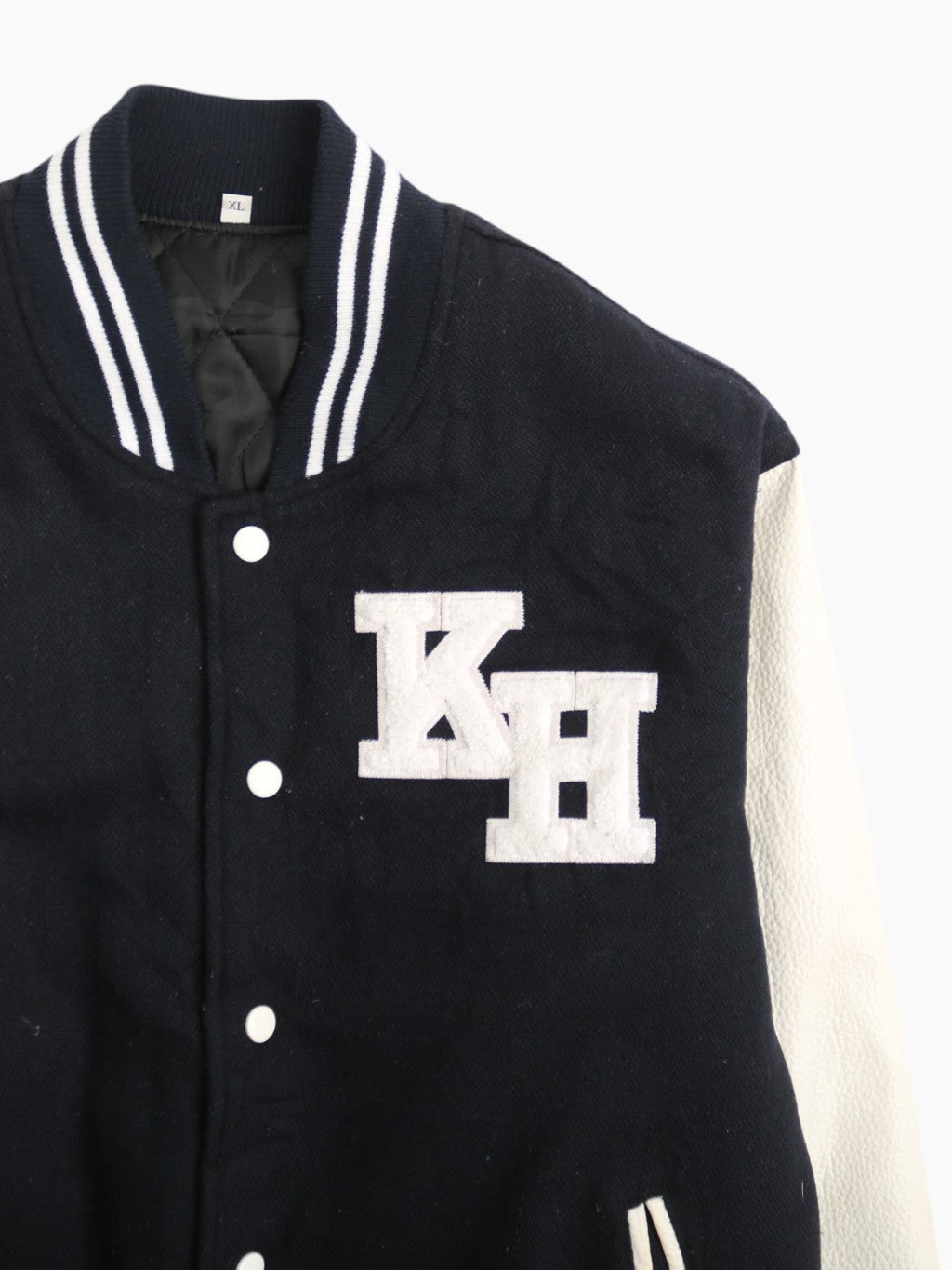 Vintage Varsity 'KH' Bomber Jacket