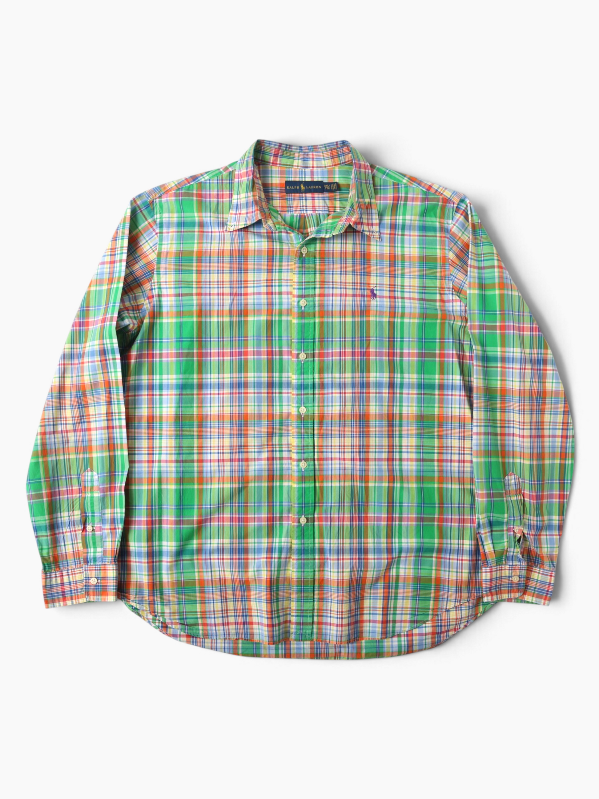 Vintage Shirt - Green Multi Check