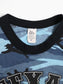 'Texas' Woodland Camouflage T-shirt - Blue