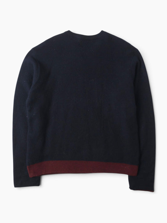 Lambs Wool Knit V-Neck