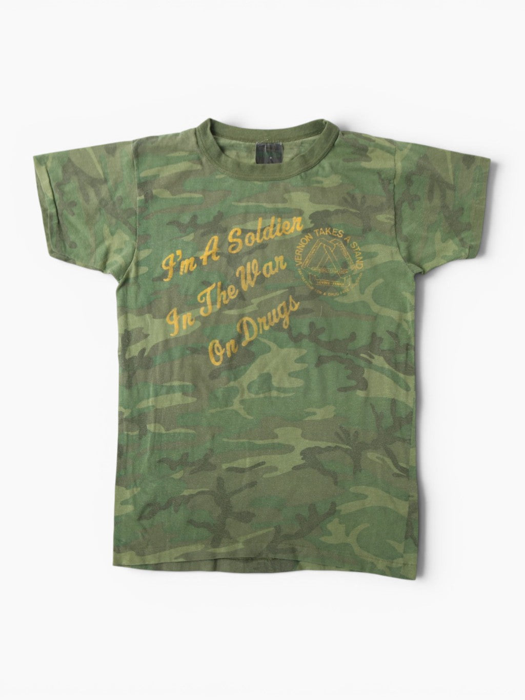 'War On Drugs' Woodland Camouflage T-Shirt