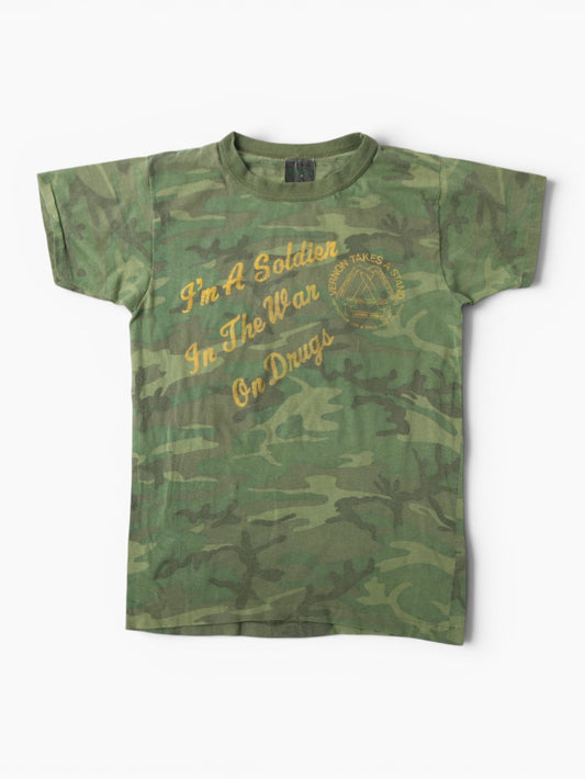 'War On Drugs' Woodland Camouflage T-Shirt