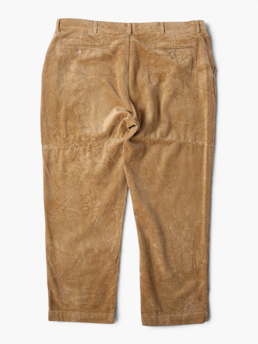 Vintage Corduroy Trousers - Tan - 42/30