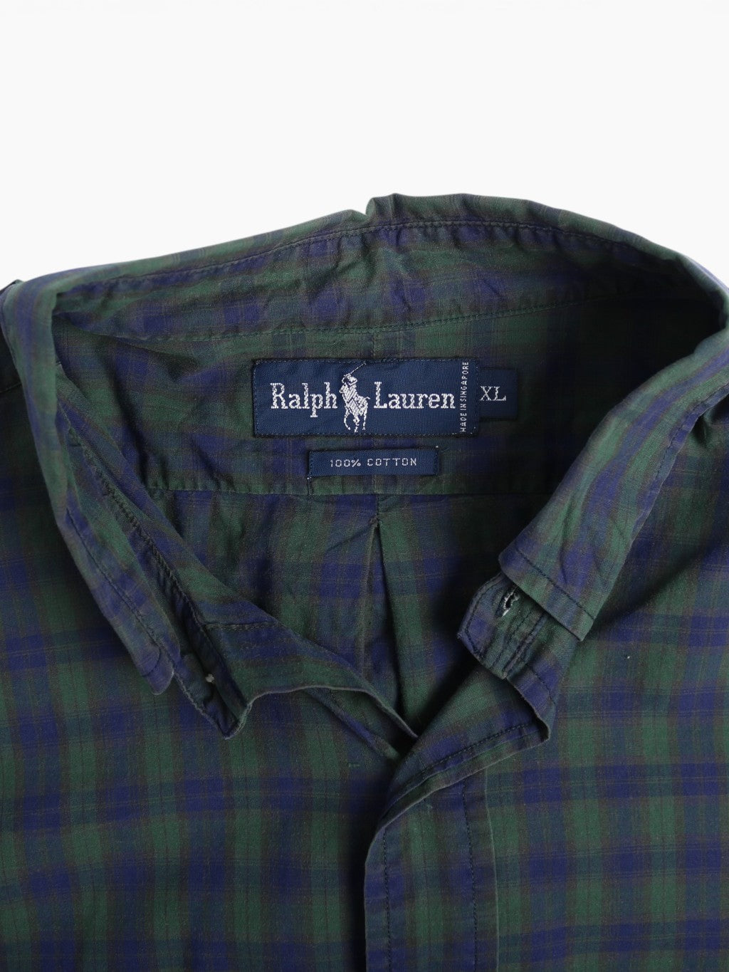 Vintage Shirt - Navy Check