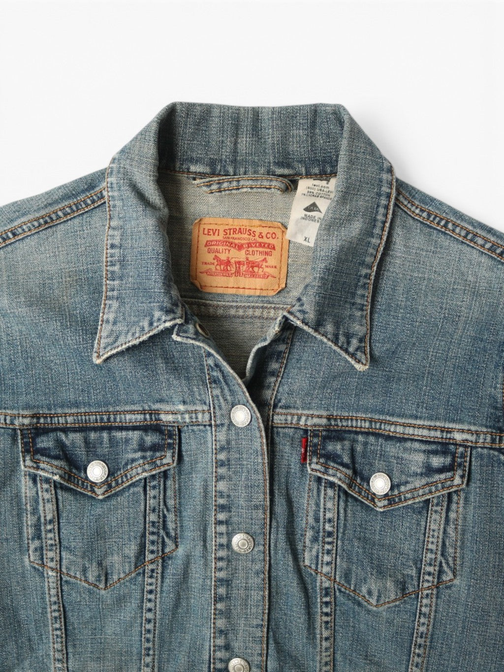 Vintage Denim Trucker Jacket
