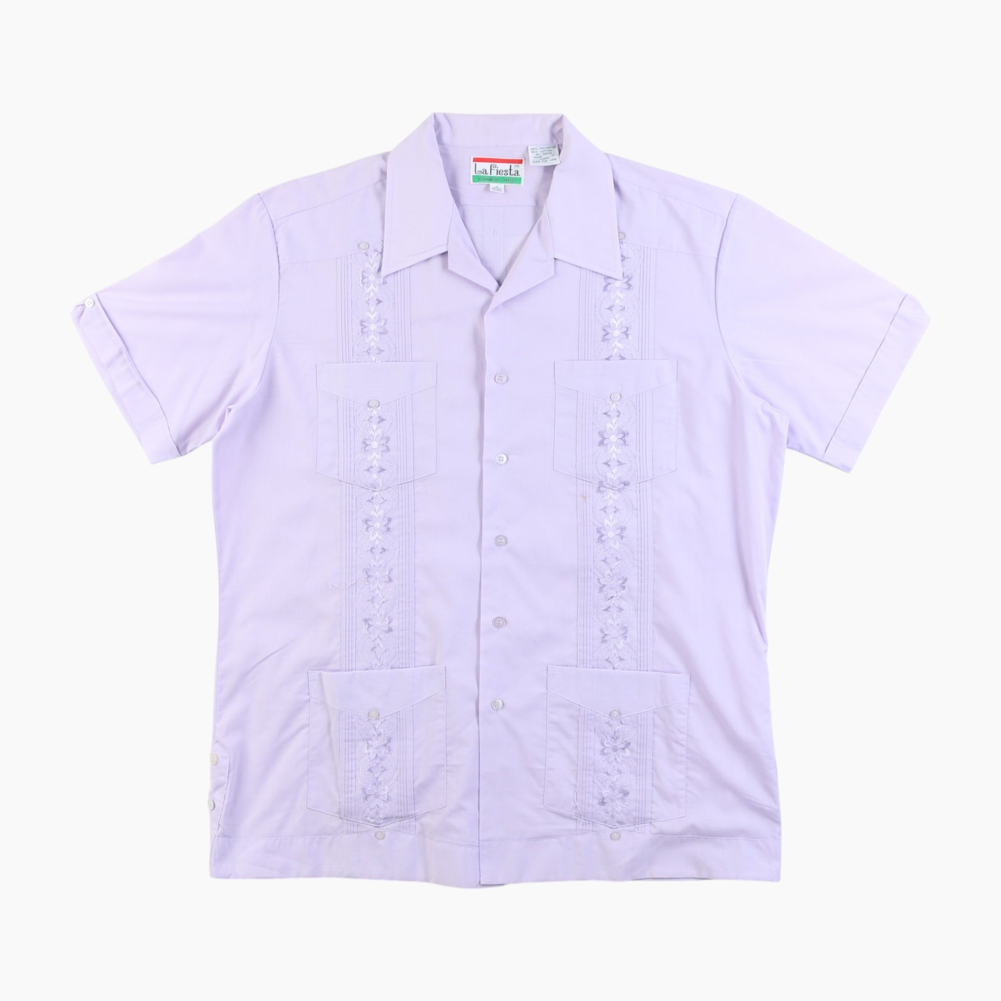 Vintage Cuban Guayabera Shirt