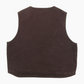 Lined Vest - Brown