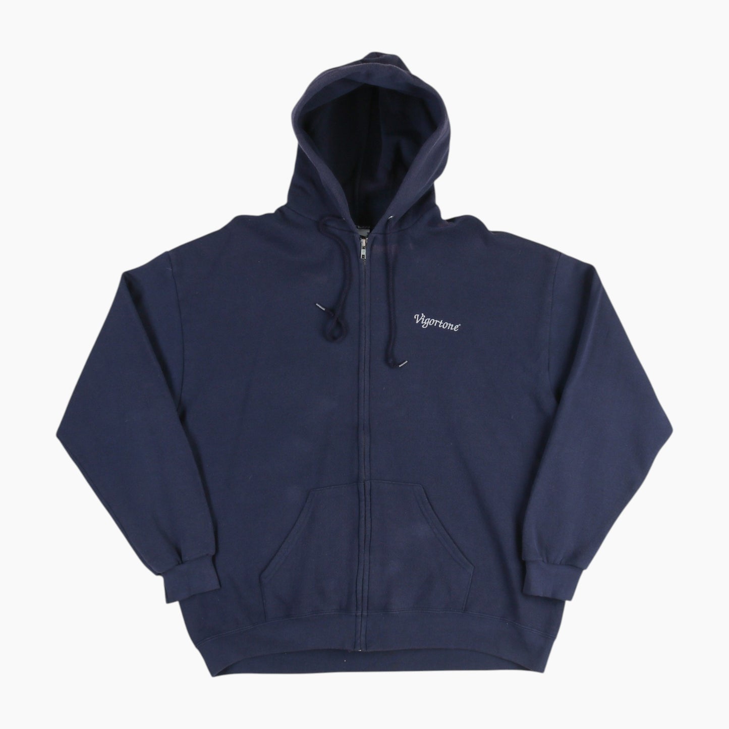 'Vigortone' Hooded Sweatshirt - Navy
