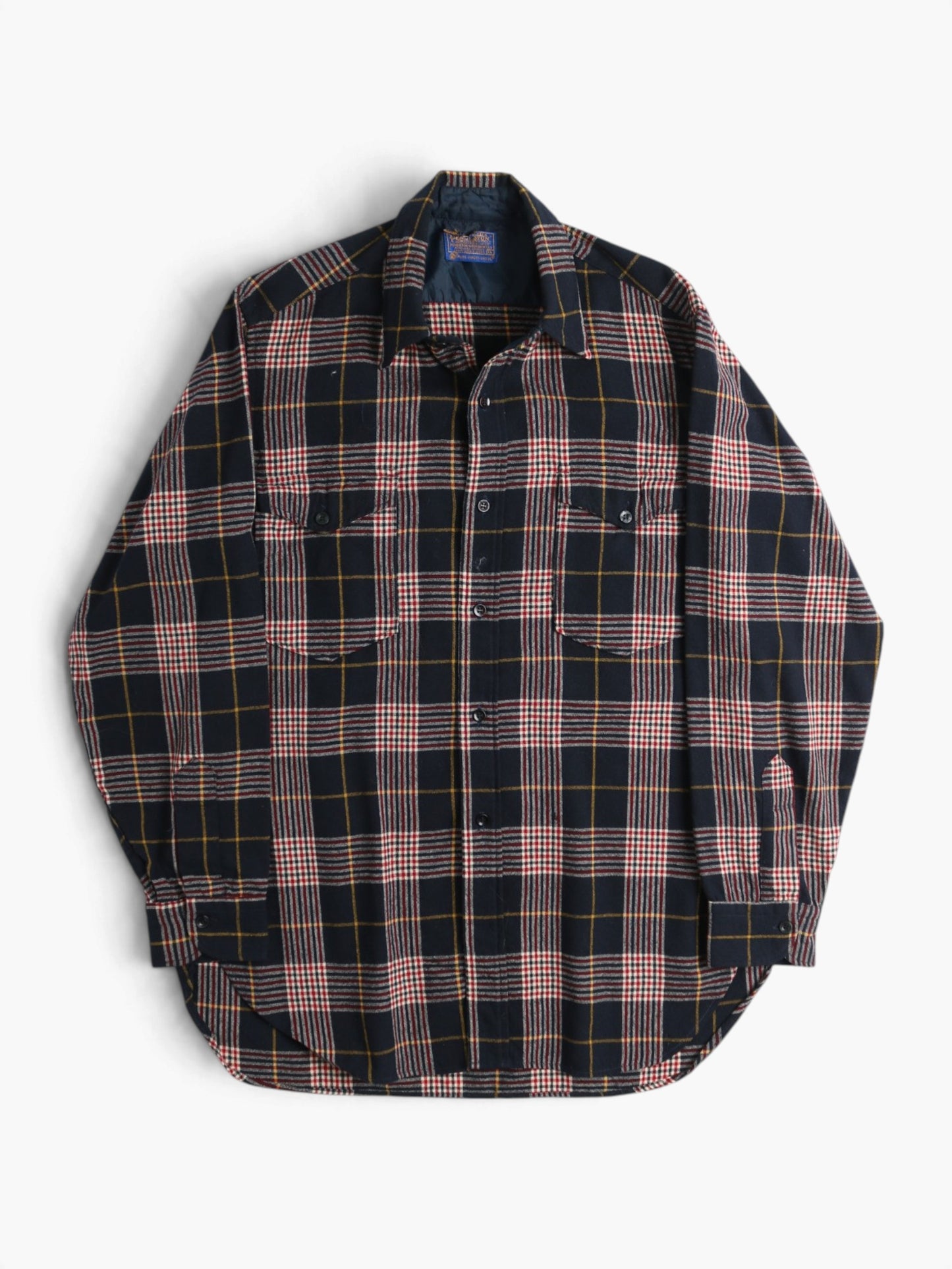 Vintage Flannel Shirt - Navy
