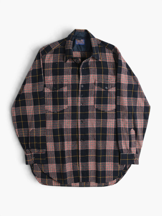 Vintage Flannel Shirt - Navy