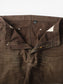 Broken Zip Vintage Double Knee Carpenter Pants - Brown - 36/34