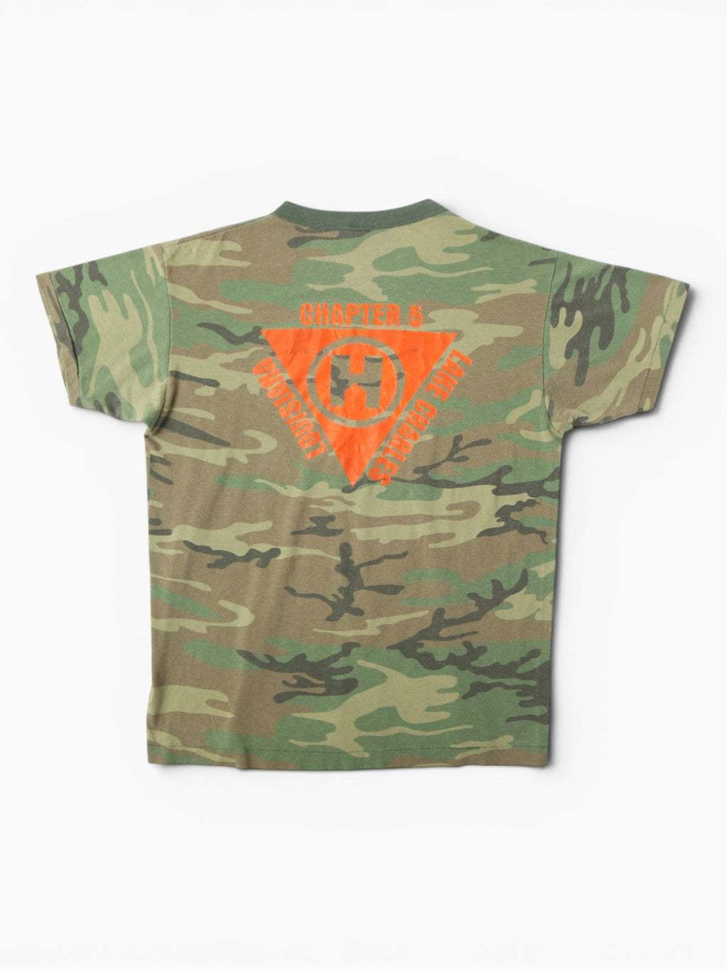 'Lake Charles Louisiana' Woodland Camouflage T-shirt