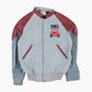 Vintage Varsity 'EM'S' Bomber Jacket - Grey
