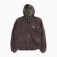 Hooded Active Jacket - Brown