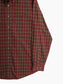 Vintage Flannel Shirt - Red Check