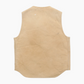 Lined Vest - Beige