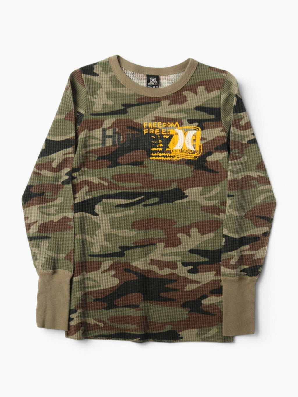 'Hurley' Camouflage Thermal T-Shirt