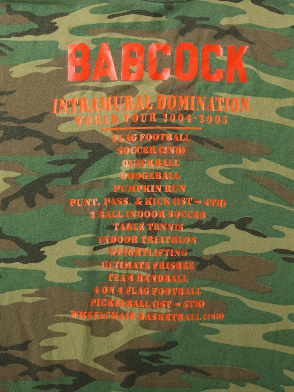 'R.T.C.P.S' Woodland Camouflage T-shirt